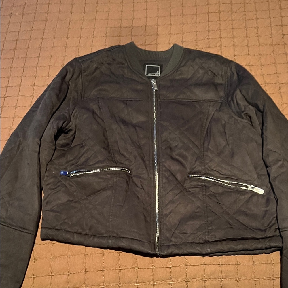 Women's Black Quilted Jacket